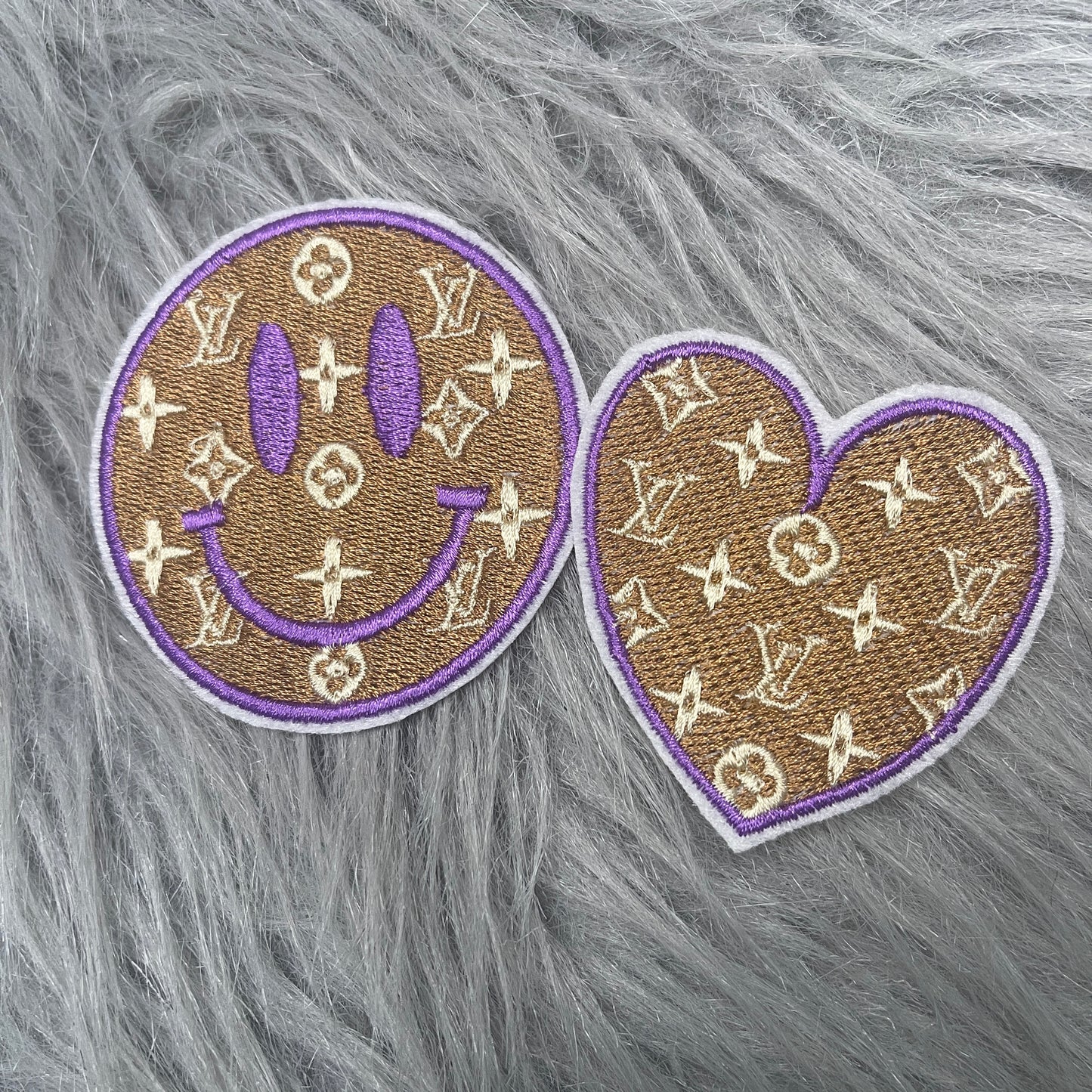 Limited Smile or Heart iron on designer patch