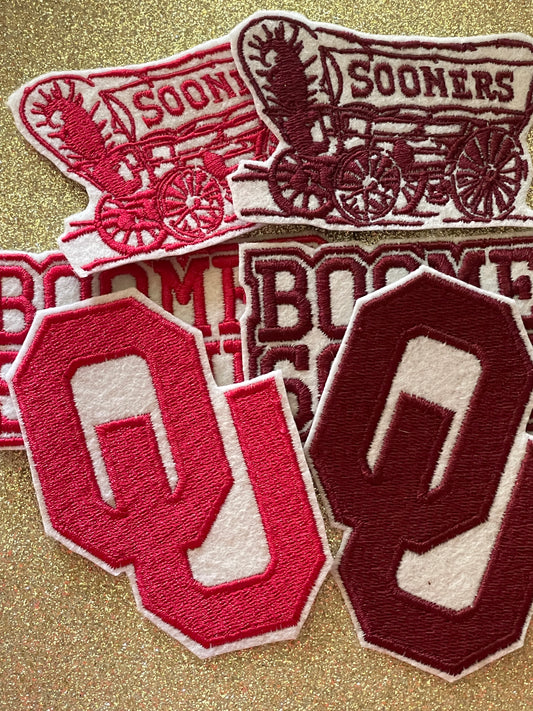 Oklahoma Soon** Iron on embroidered patch