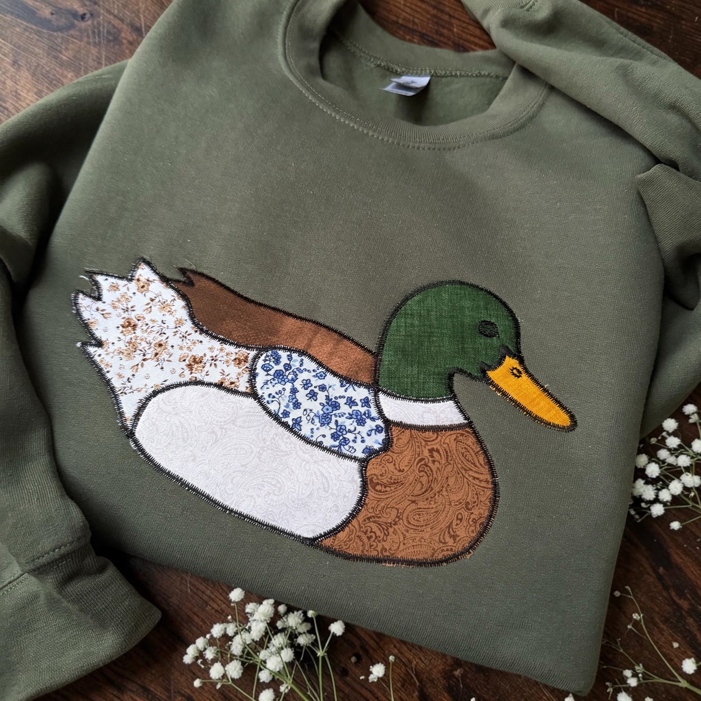 Patchwork mallard duck