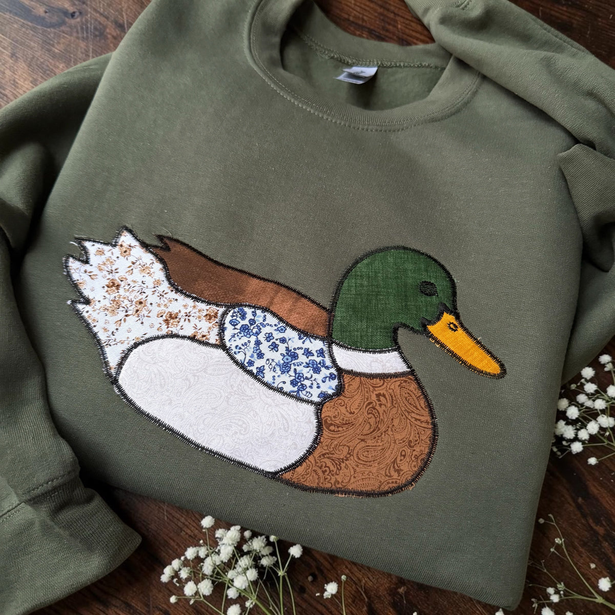 Patchwork mallard duck