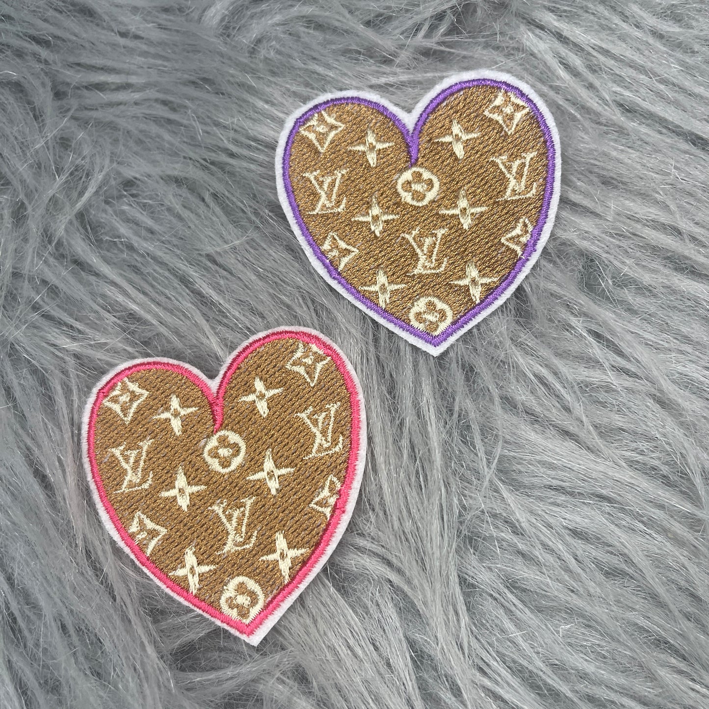 Limited Smile or Heart iron on designer patch