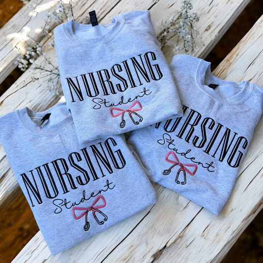 Personalized nursing sweatshirt