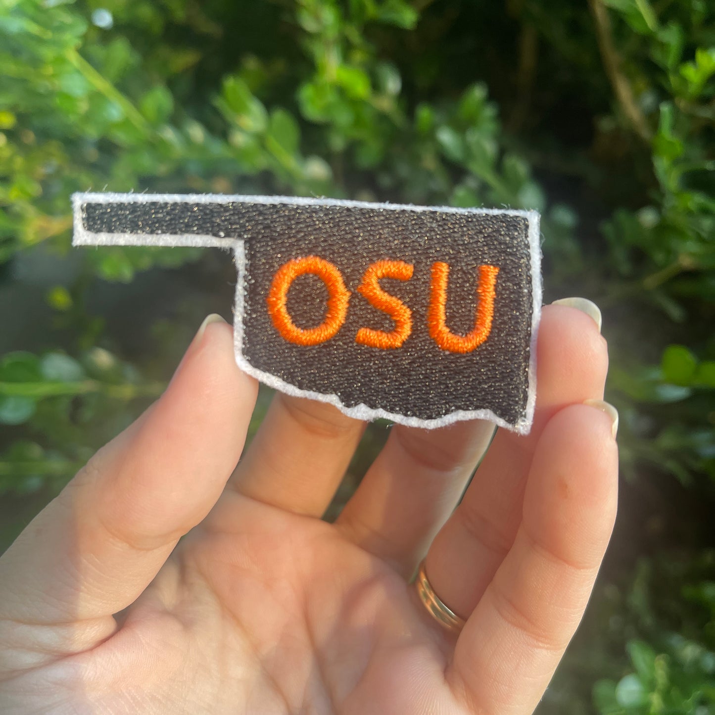 Oklahoma pokes Iron on embroidered patch bundle