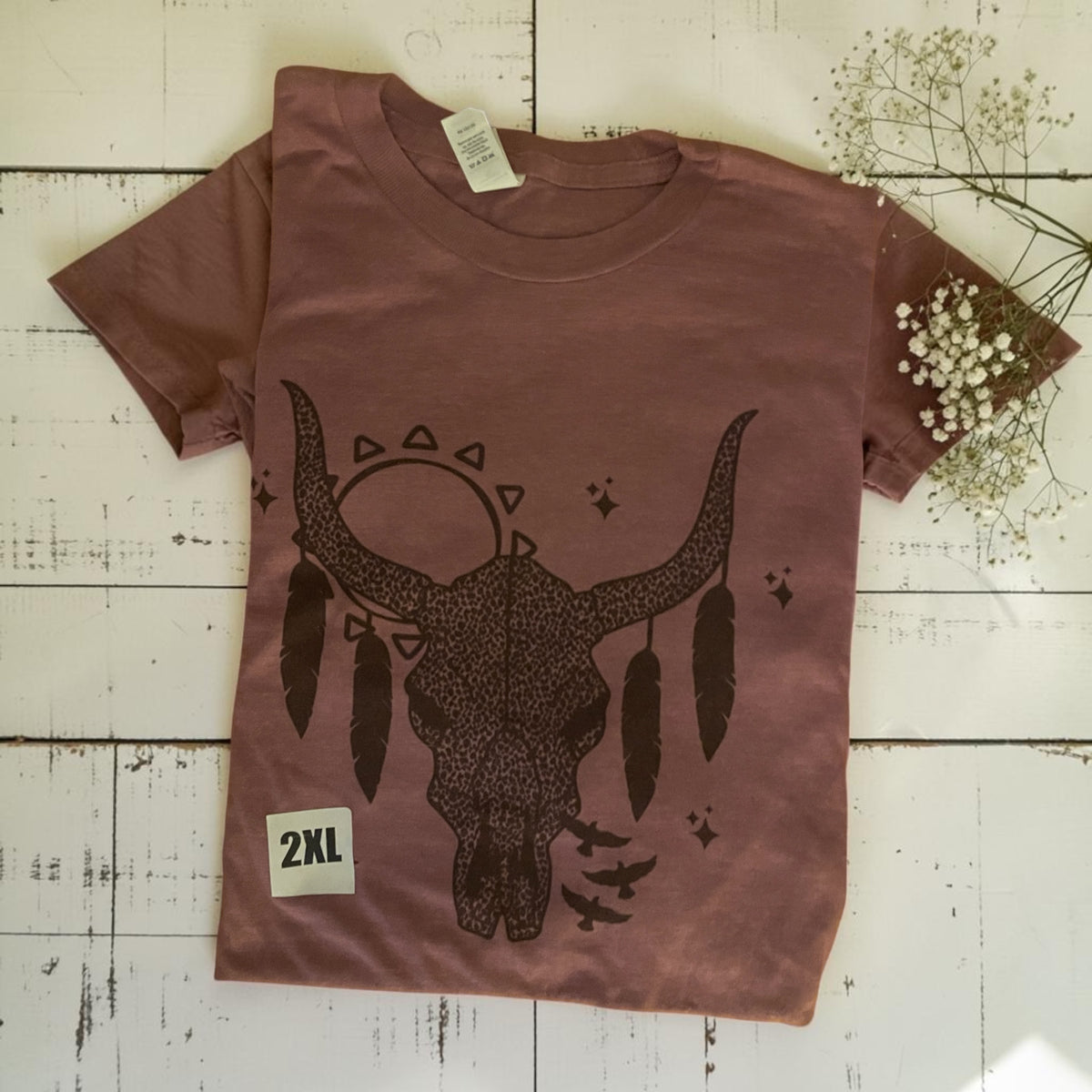 Ready to ship 2XL skull tshirt