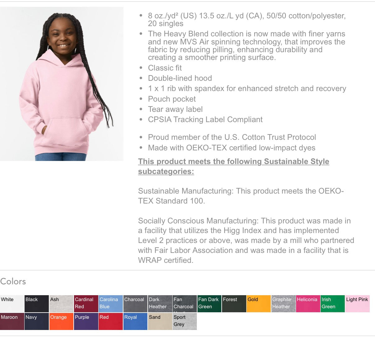 Farm brand Embroidered YOUTH HOODIE