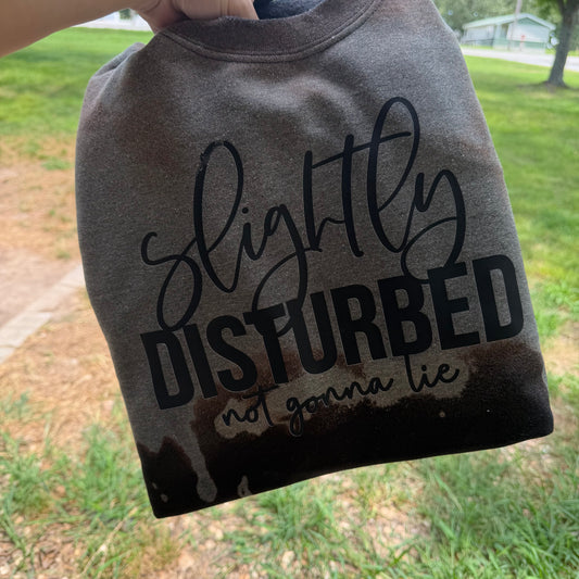 Slightly Disturbed - not gonna lie sweatshirt