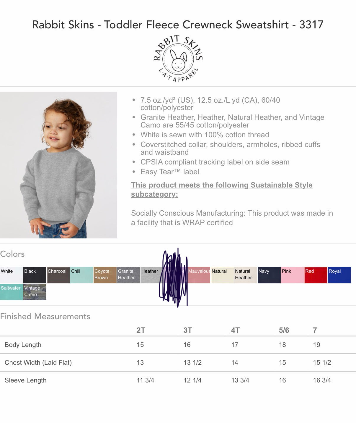 TODDLER Farm brand Embroidered Sweatshirt