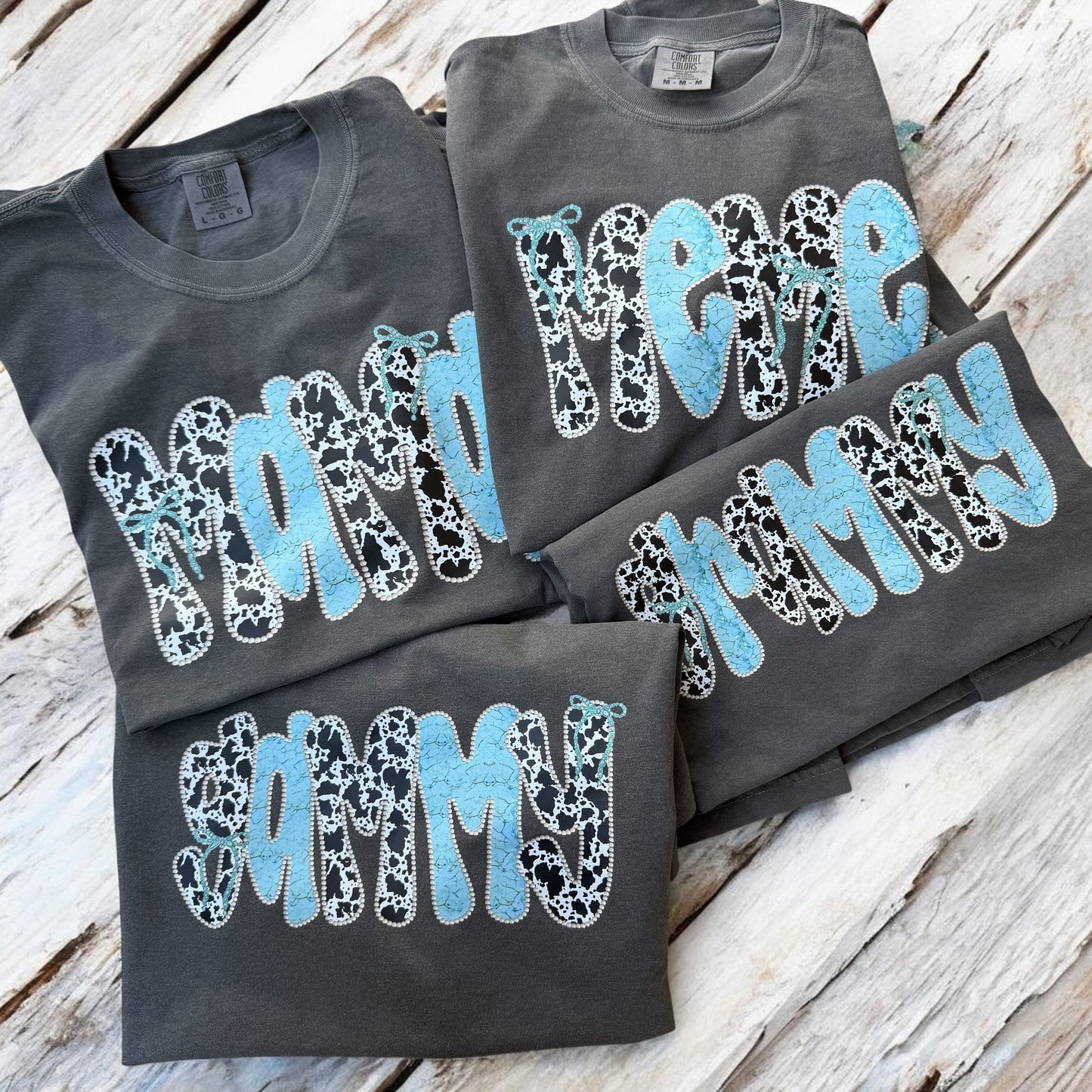 Cowprint Name Custom tee