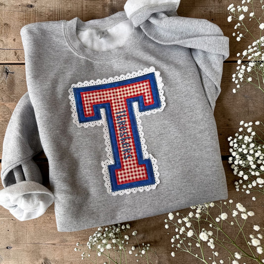 Varsity Appliqué Team Crewneck