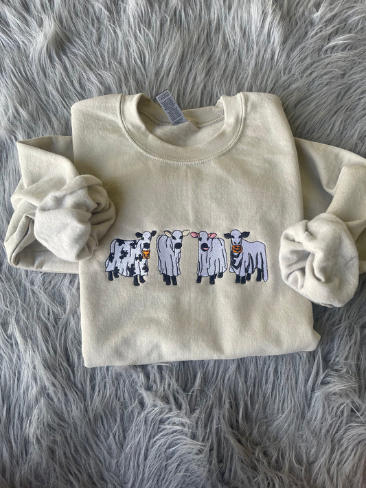 Spooky Cow Crewneck