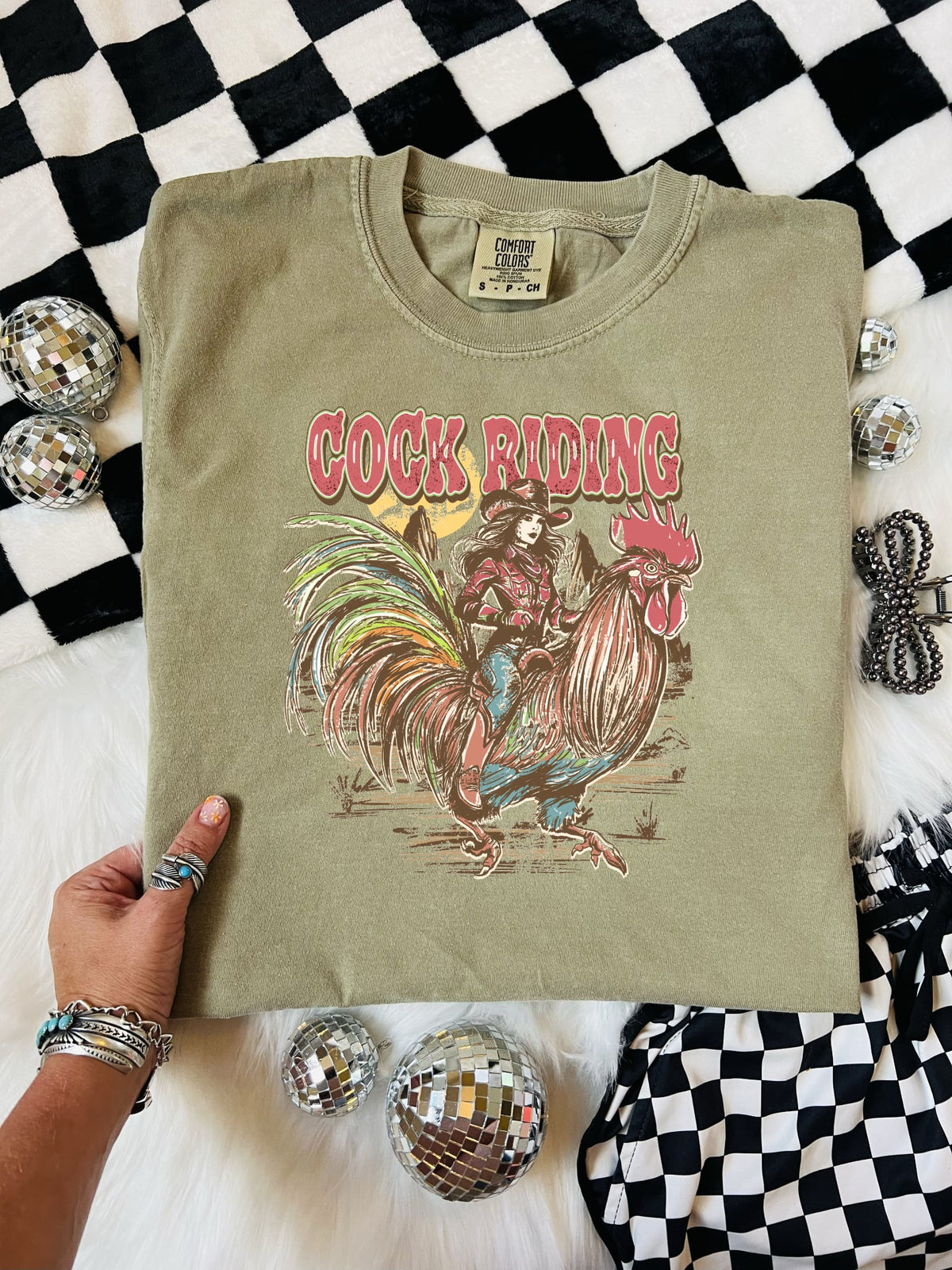 Cock riding tee🐓