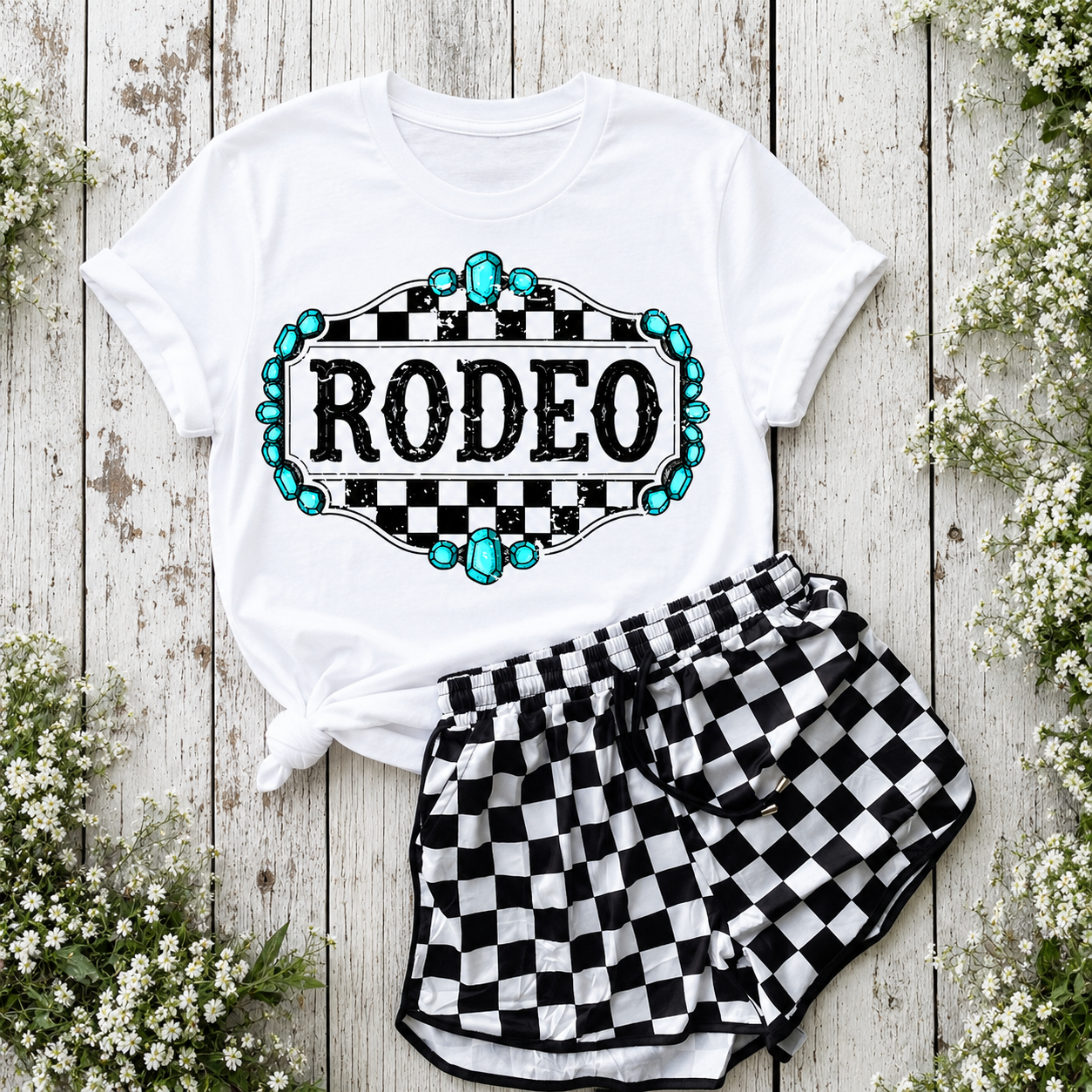 PRE ORDER - checker rodeo OUTFIT set