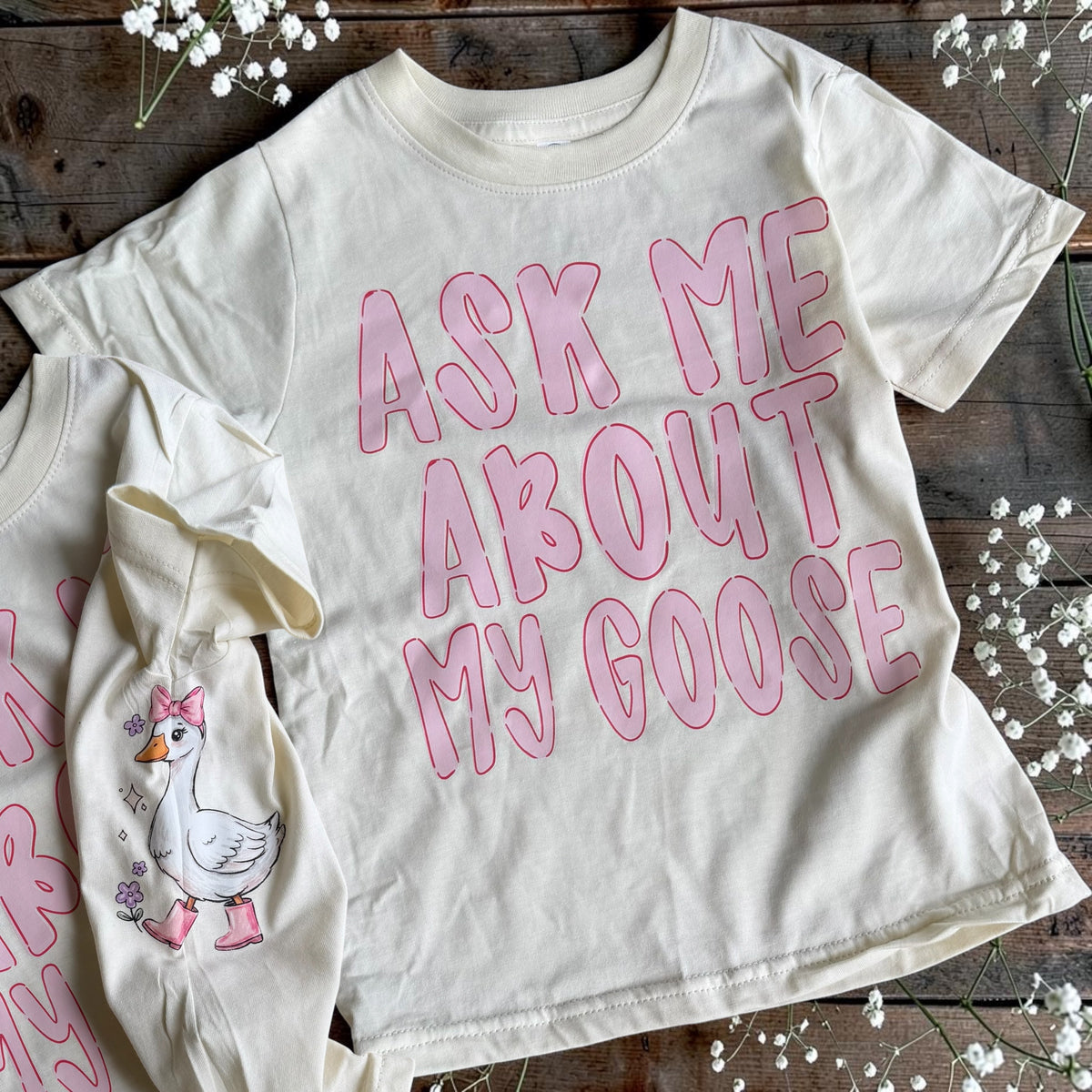 Ask me about my goose Toddler Tee (Copy)