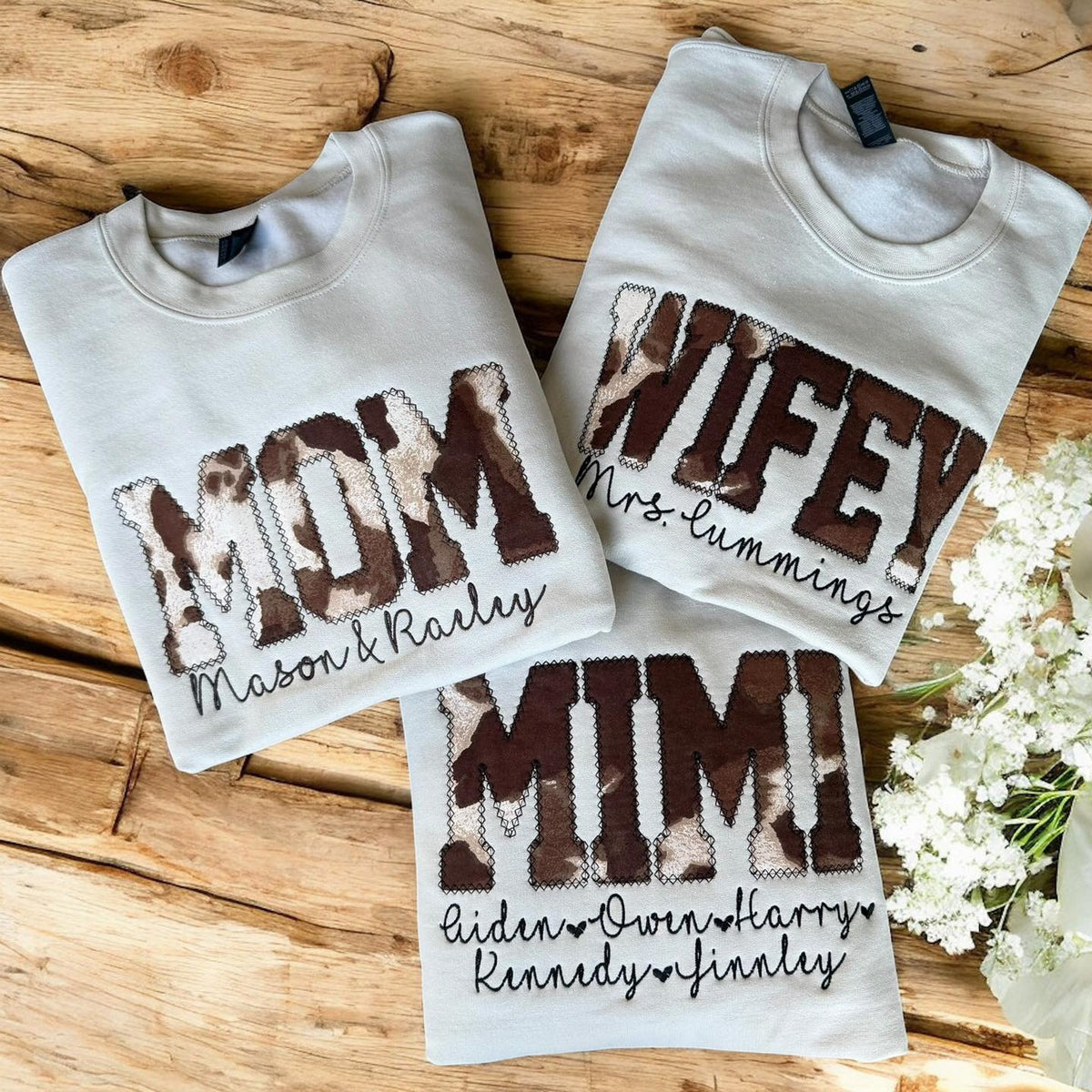 Mama, Auntie, Wifey Etc customizable Sweatshirt