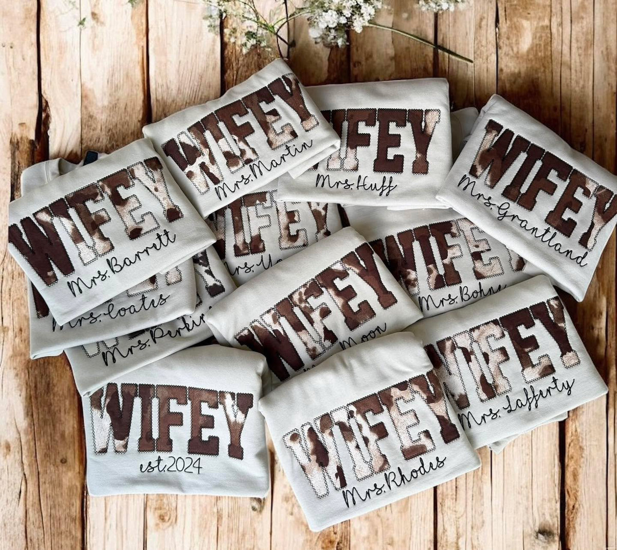 Mama, Auntie, Wifey Etc customizable Sweatshirt