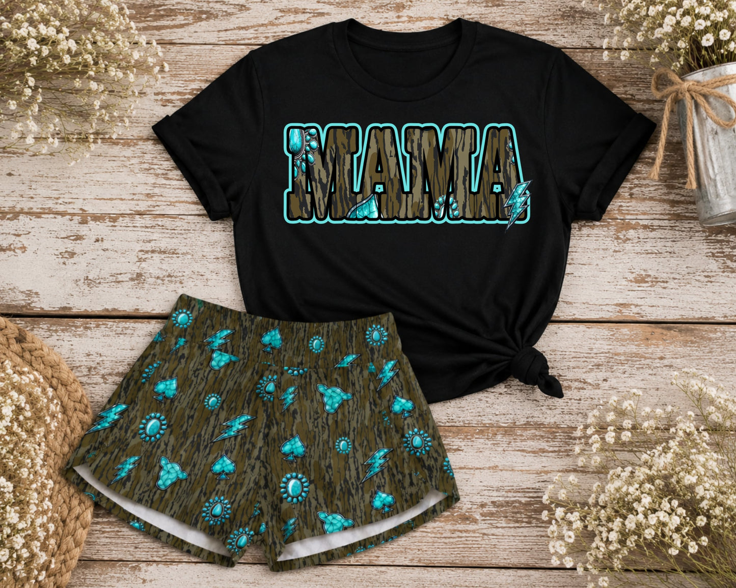 PRE ORDER - Camo MAMA OUTFIT set