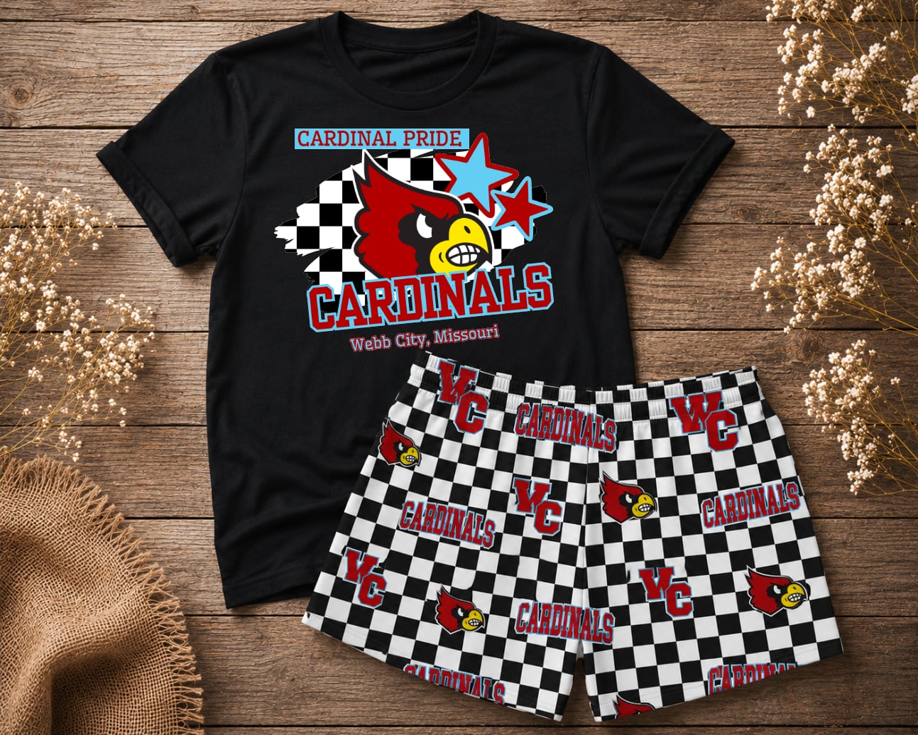 Pre-order KIDS Cardinals Checker OUTFIT