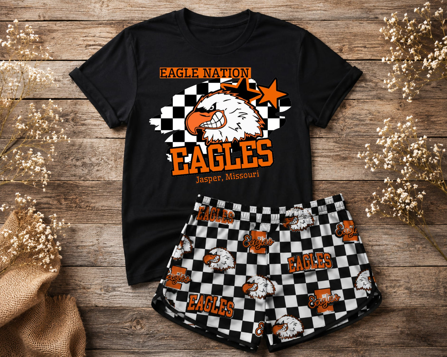 PRE ORDER - adult Jasper Eagles Checker OUTFIT set
