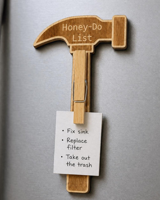 Hammer Honey Do List Magnet
