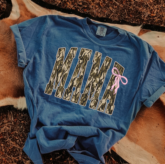 Camo MAMA Graphic Tee