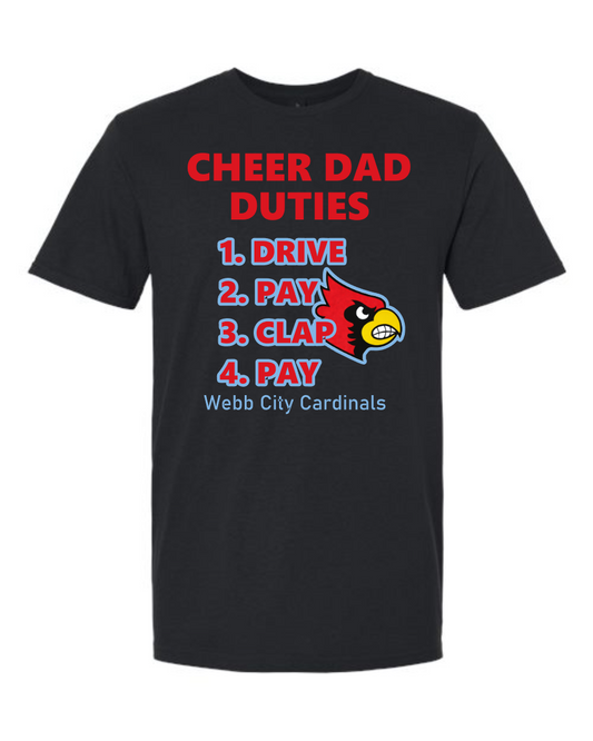 WCJH Cheer Dad tees