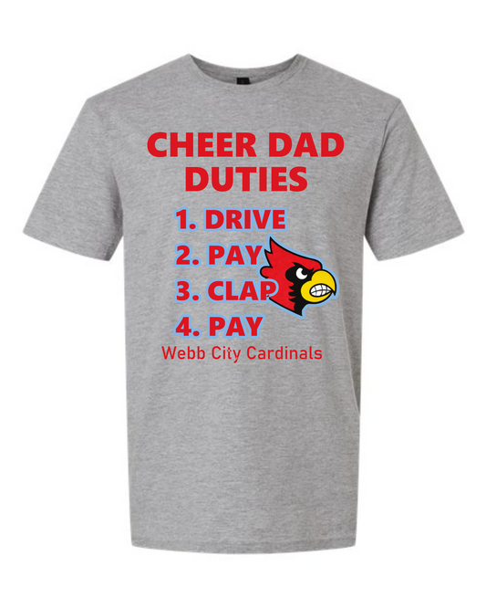 WCJH Cheer Dad tees