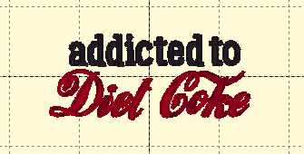 Addicted to diet c0ke Iron on Patch