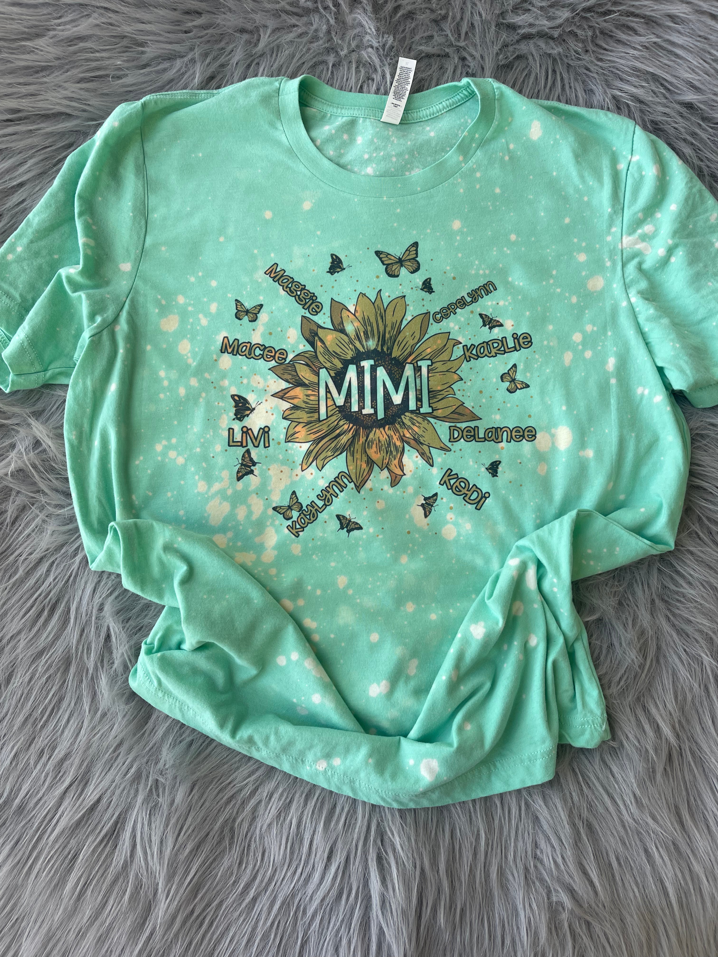 Sunflower Grandma tee
