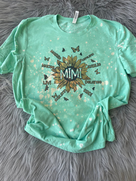 Sunflower Grandma tee