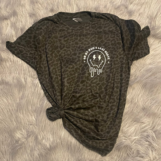 On my moms last nerve tee