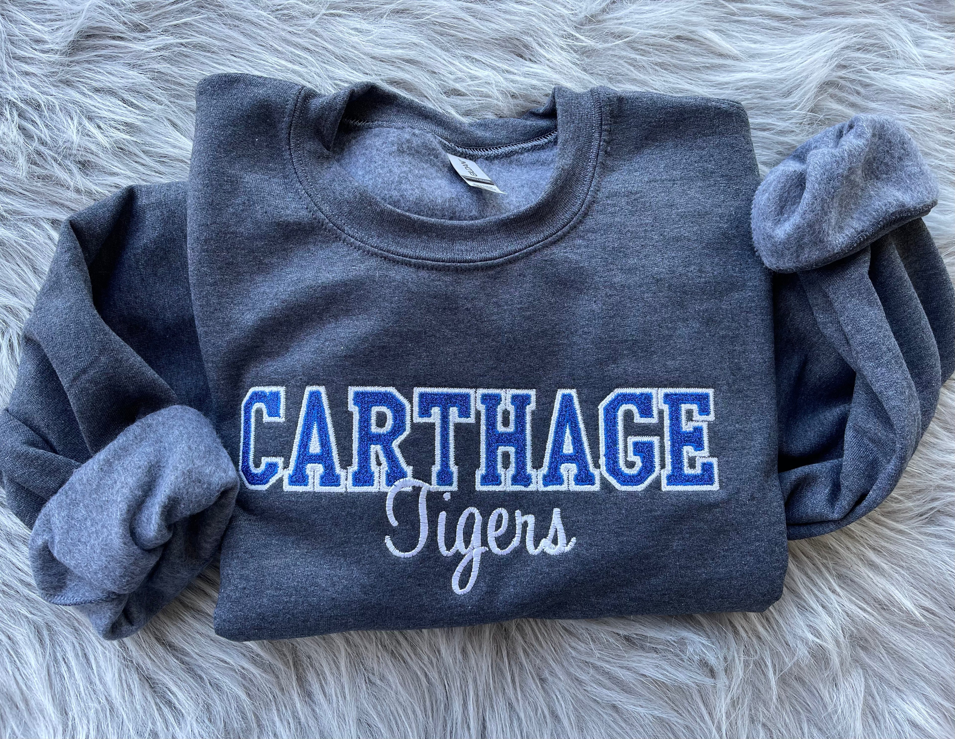 Varsity Glitter Team Crewneck