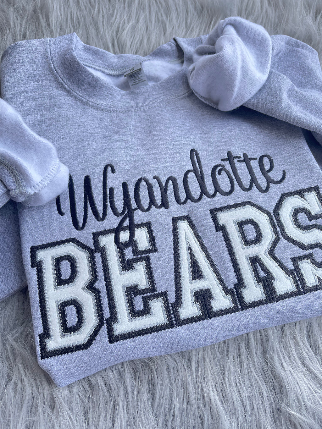 Varsity Glitter Team Crewneck