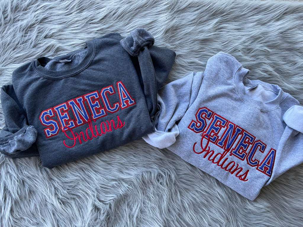 Varsity Glitter Team Crewneck