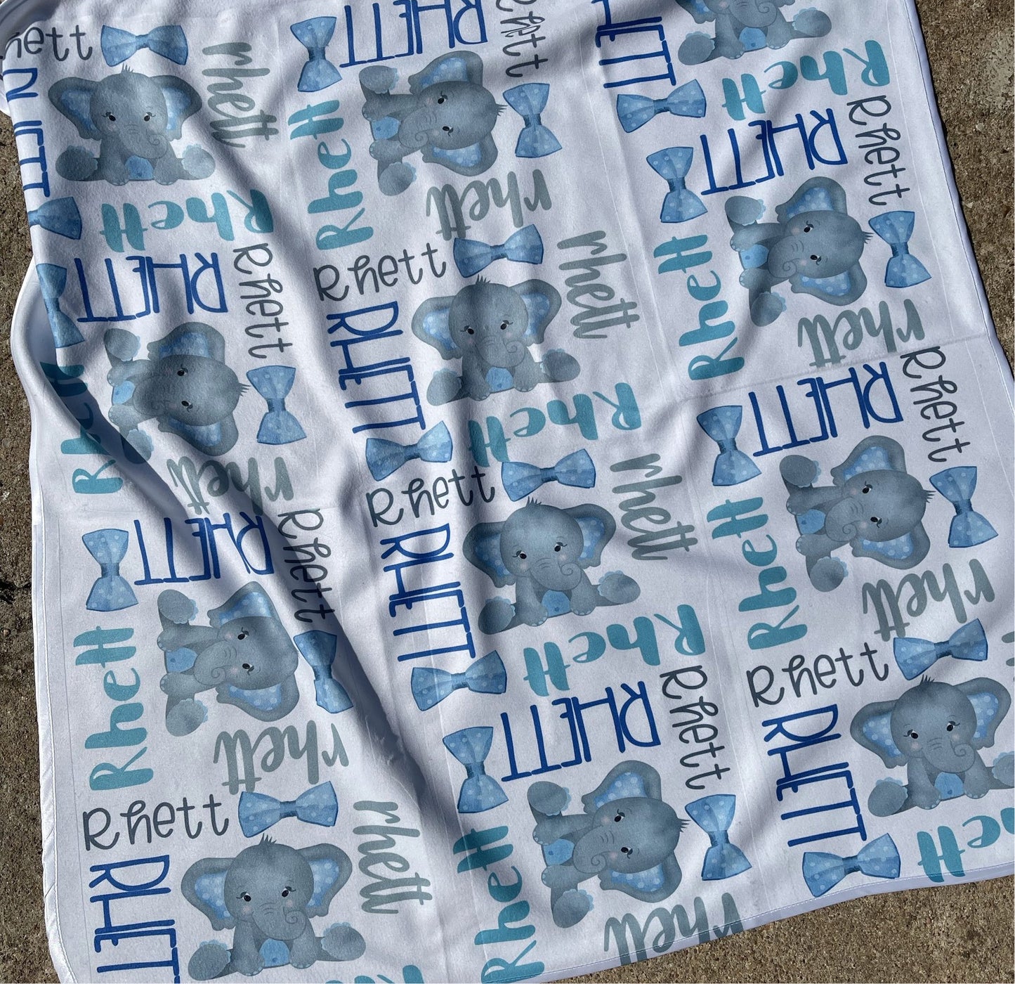 Personalized baby blanket 30”X30” choose your theme